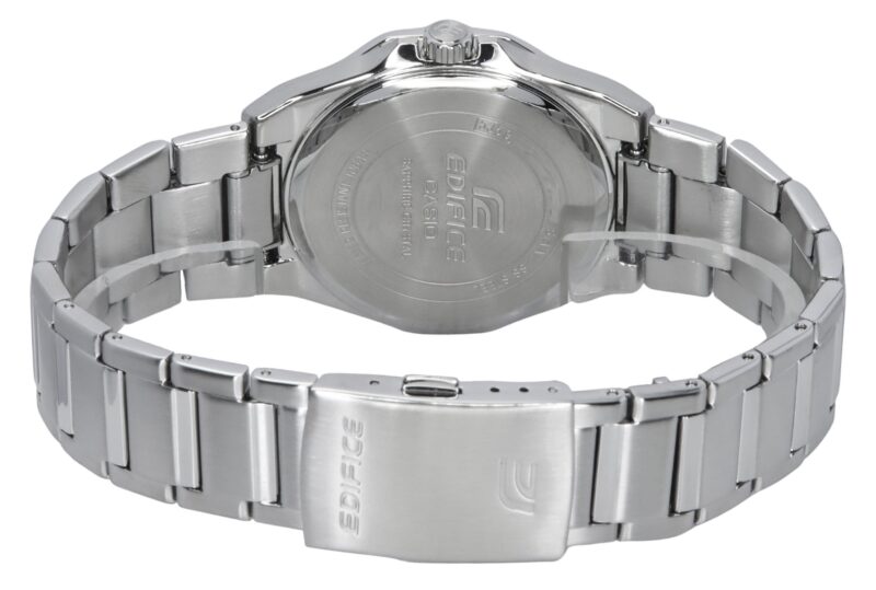 Casio Edifice Sapphire Crystal Analog Stainless Steel Blue Dial Quartz EFR-S108D-2A 100M Men's Watch