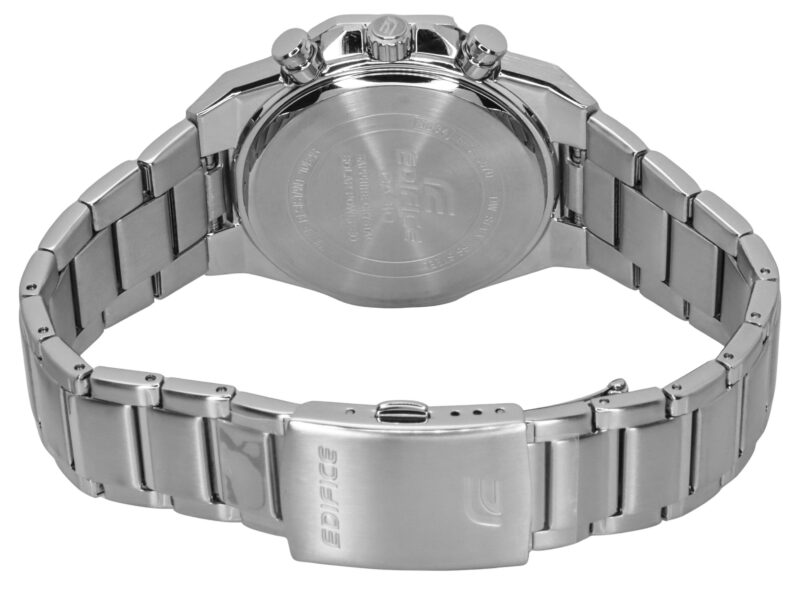 Casio Edifice Slim Line Analog Chronograph Stainless Steel Copper Dial Solar EFS-S570D-5A 100M Men's Watch