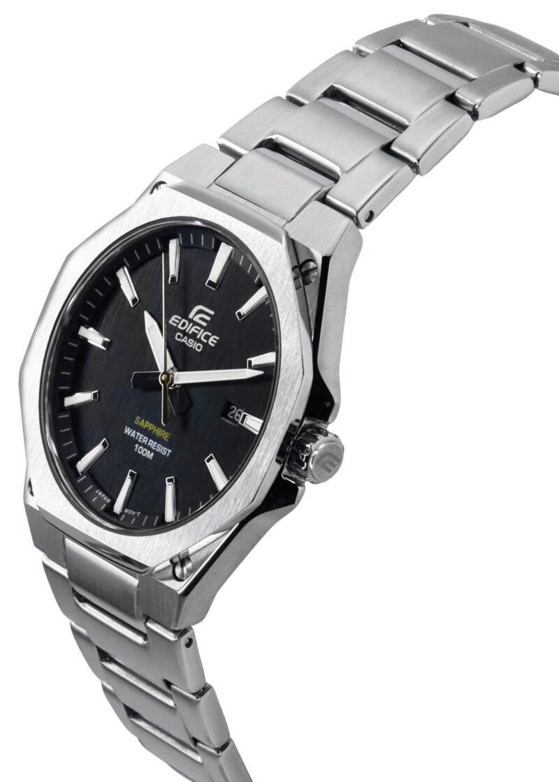Casio Edifice Slim Line Black Dial Quartz EFR-S108D-1A 100M Men's Watch