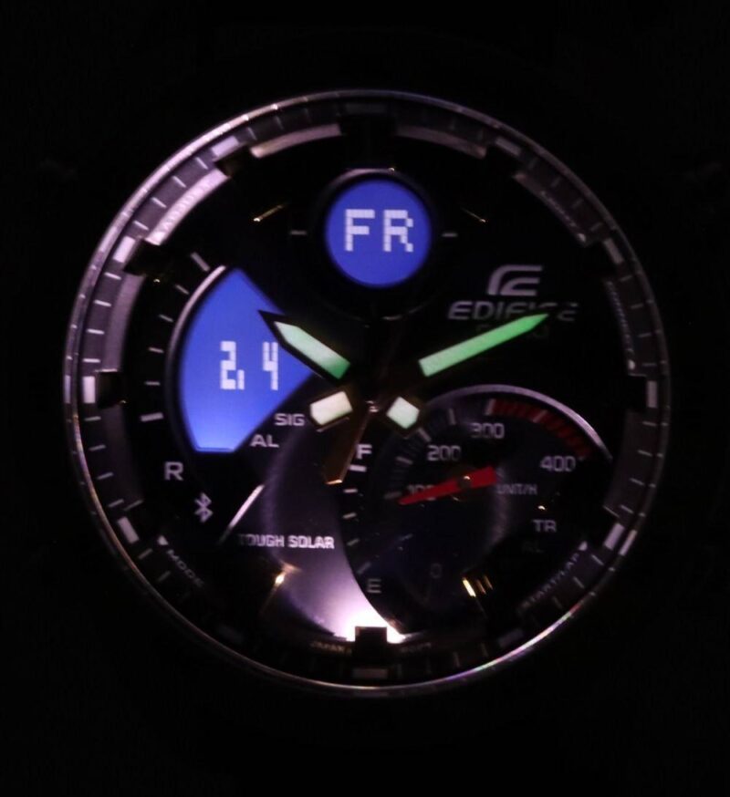 Casio Edifice Smartphone Link Chronograph Analog Digital Tough Solar ECB-900GL-1A ECB900GL-1 100M Men's Watch