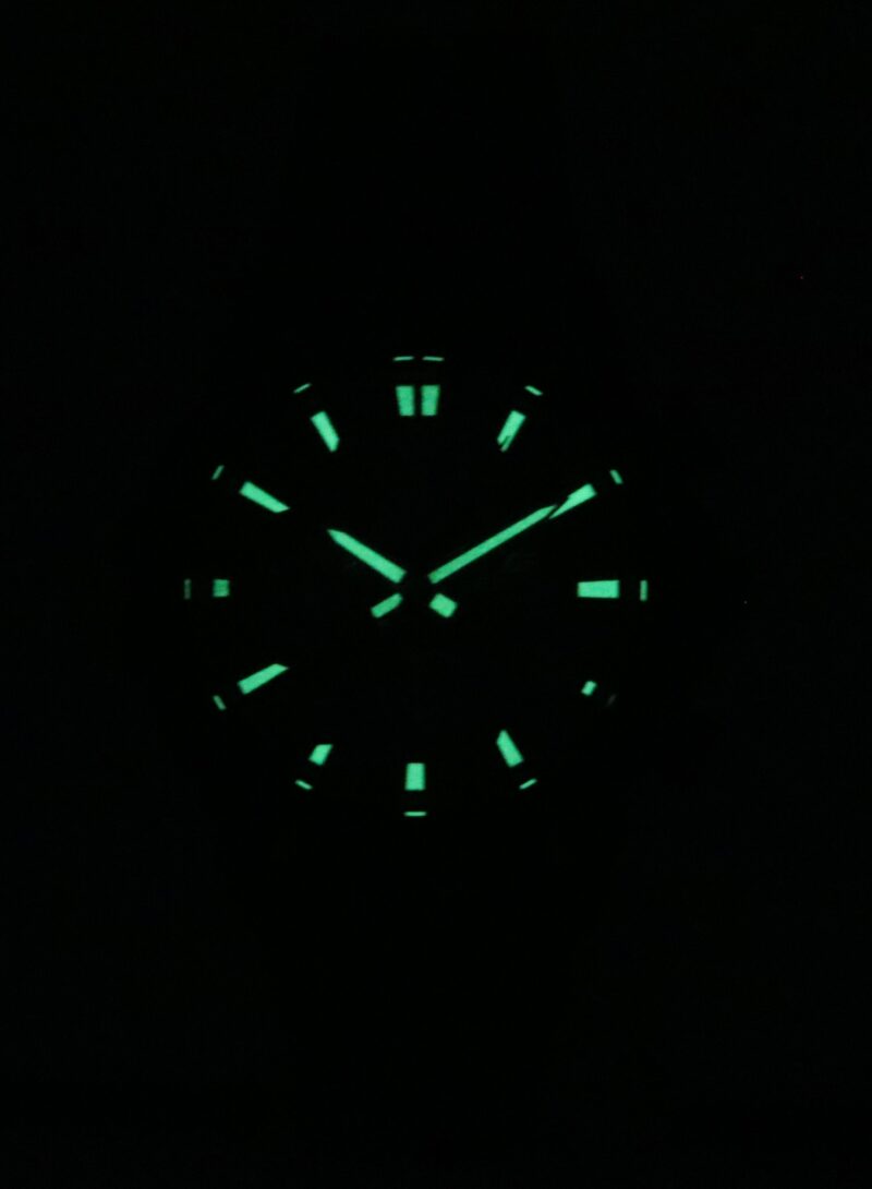 Casio Edifice Sospensione Analog Chronograph Black Ion Stainless Steel Black Dial Solar EQS-960DC-1AV 100M Men's Watch