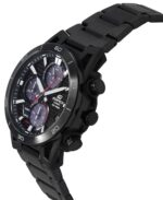 Casio Edifice Sospensione Analog Chronograph Black Ion Stainless Steel Black Dial Solar EQS-960DC-1AV 100M Men's Watch