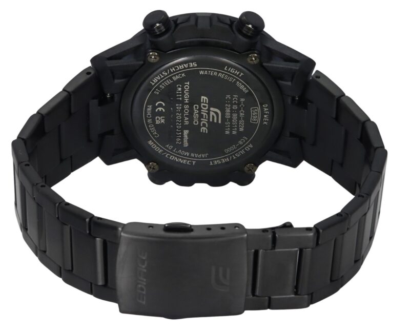 Casio Edifice Sospensione Analog Digital Smartphone Link Tough Solar ECB-2000DC-1B 100M Men's Watch