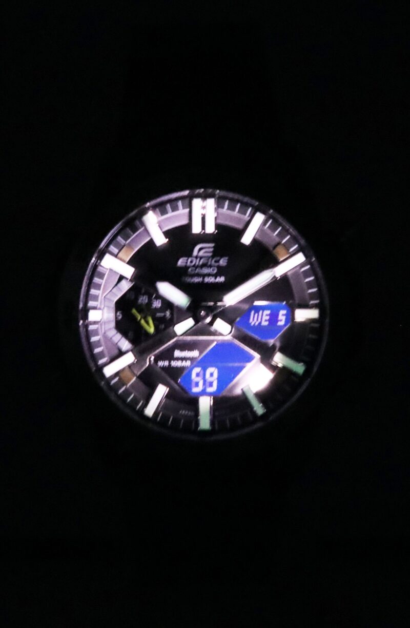 Casio Edifice Sospensione Analog Digital Smartphone Link Tough Solar ECB-2000DD-1A 100M Men's Watch