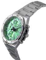 Casio Edifice Standard Chronograph Analog Stainless Steel Green Dial Quartz EFV-640D-3AV 100M Men's Watch