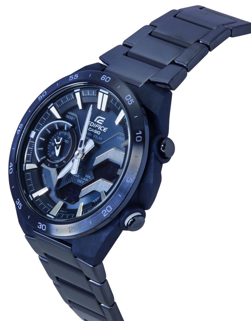 Casio Edifice Windflow Analog Digital Cool Blue Edition Smartphone Link Blue Dial Solar ECB-2200CB-2 100M Men's Watch
