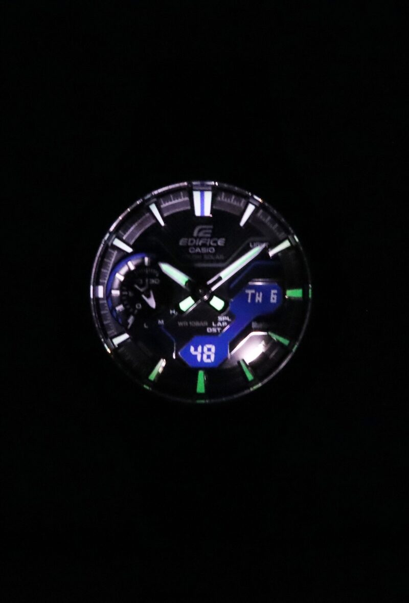Casio Edifice Windflow Analog Digital Smartphone Link Black Dial Tough Solar ECB-2200PB-1A 100M Men's Watch