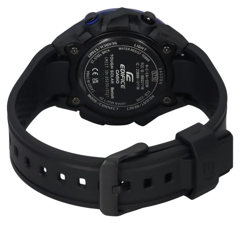 Casio Edifice Windflow Analog Digital Smartphone Link Black Dial Tough Solar ECB-2200PB-1A 100M Men's Watch
