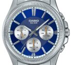Casio Enticer Analog Stainless Steel Blue Dial Quartz MTP-1375D-2A1 Men's Watch