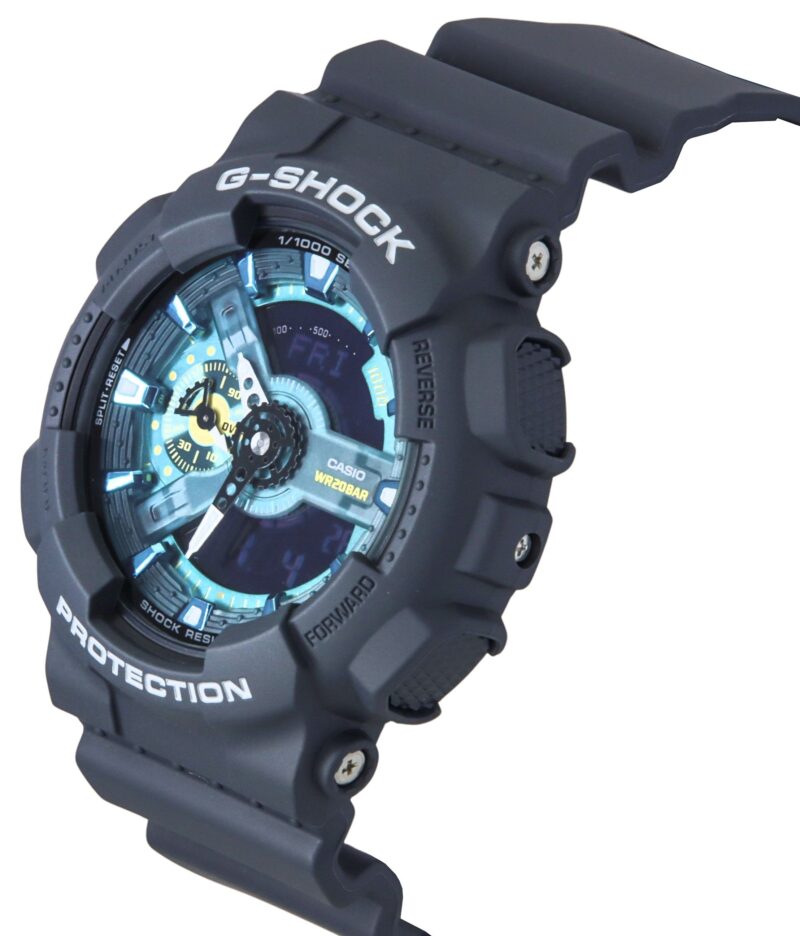 Casio G-Shock Analog Digital Bio-Based Resin Blue Dial Quartz GA-110AS-2A 200M Men's Watch