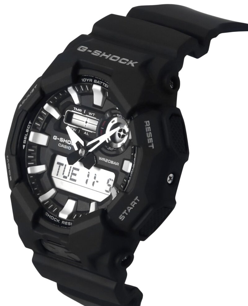 Casio G-Shock Analog Digital Bio-Based Resin Strap Black Dial Quartz GA-010-1A 200M Men's Watch