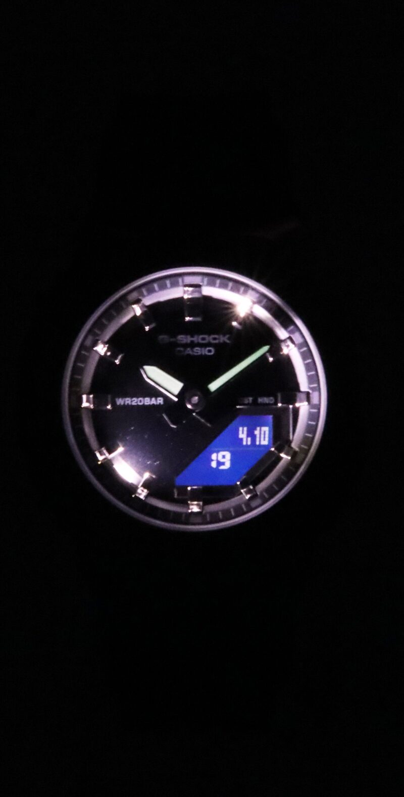 Casio G-Shock Analog Digital Bio-Based Resin Strap Black Dial Quartz GM-S2110B-8A 200M Women's Watch