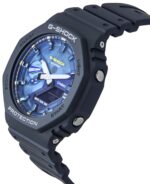 Casio G-Shock Analog Digital Bio-Based Resin Strap Blue Dial Quartz GA-2100AS-2A 200M Men's Watch