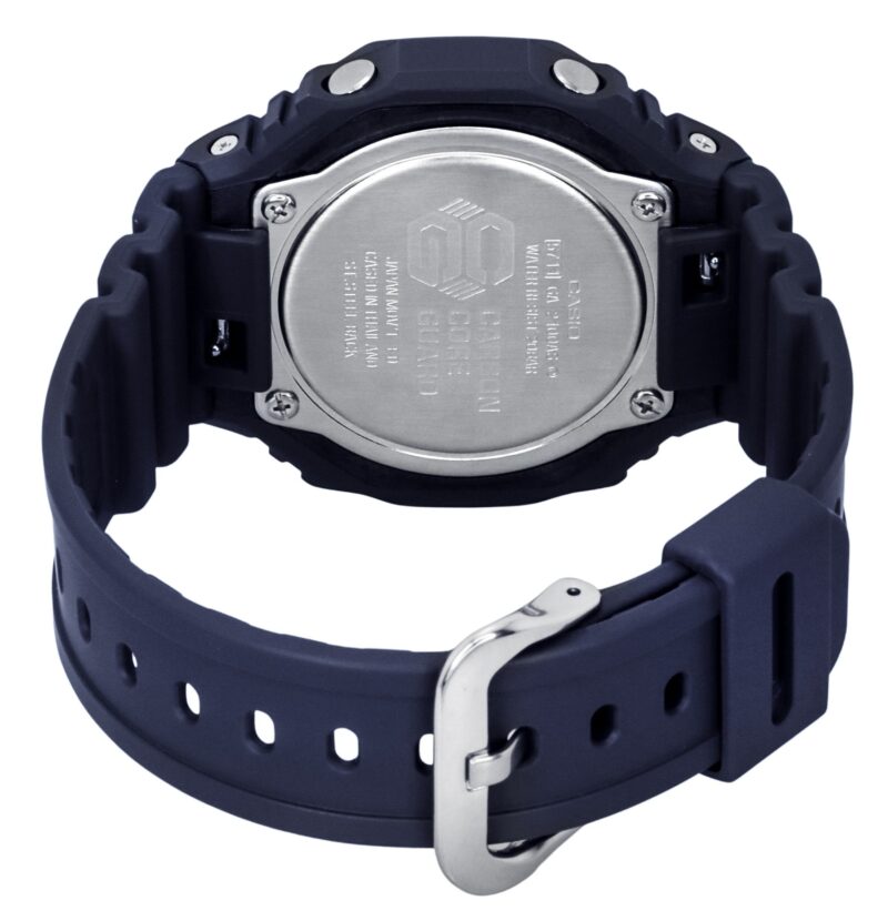 Casio G-Shock Analog Digital Bio-Based Resin Strap Blue Dial Quartz GA-2100AS-2A 200M Men's Watch