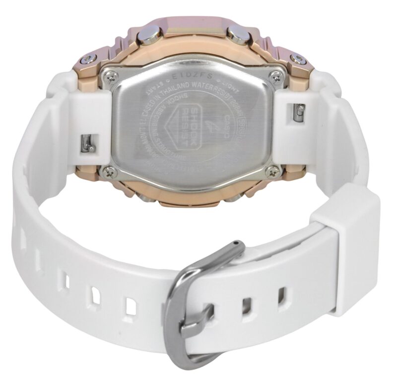 Casio G-Shock Analog Digital Bio-Based Resin Strap Rose Gold Dial Quartz GM-S2100CW-7A 200M Women's Watch