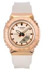 Casio G-Shock Analog Digital Bio-Based Resin Strap Rose Gold Dial Quartz GM-S2110PG-4A 200M Women's Watch