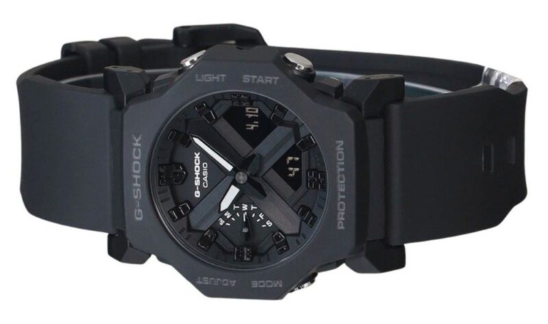 Casio G-Shock Analog Digital Black Resin Black Dial Quartz GA-2300-1A 200M Men's Watch