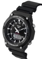 Casio G-Shock Analog Digital Resin Strap Black Dial Solar AQ-S820W-1AV 100M Men's Watch