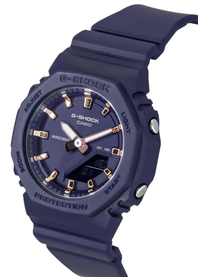 Casio G-Shock Analog Digital Resin Strap Blue Dial Quartz GMA-P2100M-2A 200M Women's Watch