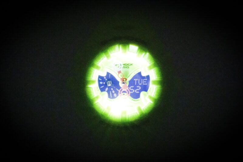 Casio G-Shock Analog Digital Resin Strap Green Dial Quartz GA-V01-9A 200M Unisex Watch