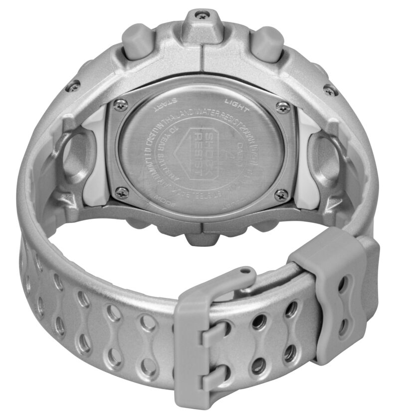 Casio G-Shock Analog Digital Resin Strap Silver Dial Quartz GA-V01A-8A 200M Unisex Watch