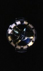 Casio G-Shock Analog Digital Stainless Steel Gold Dial Quartz GM-110BD-1A9 200M Men's Watch