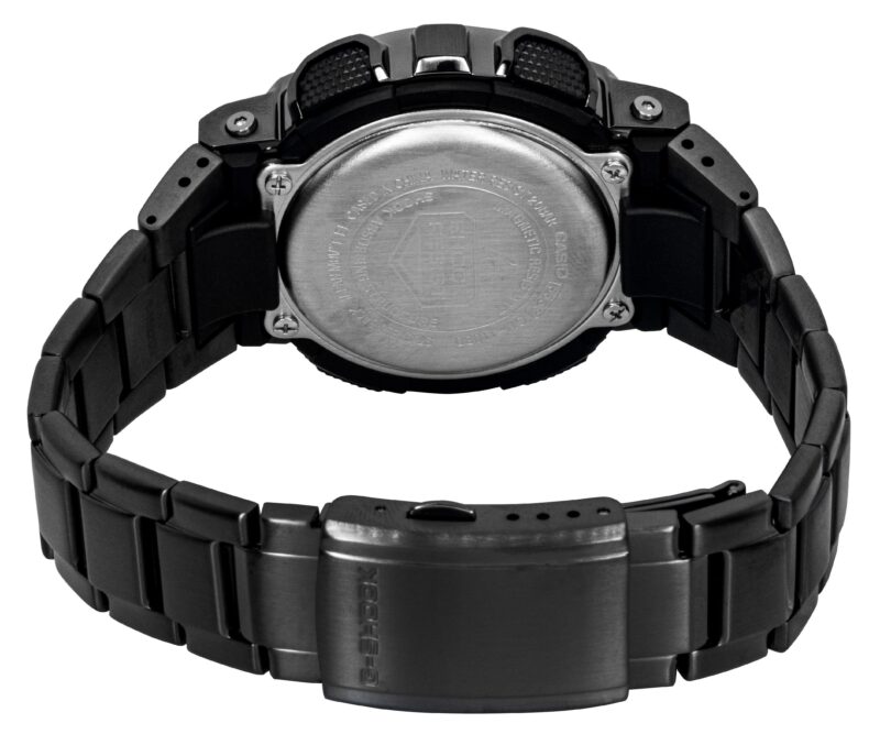 Casio G-Shock Analog Digital Stainless Steel Gold Dial Quartz GM-110BD-1A9 200M Men's Watch