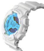 Casio G-Shock Analog Digital White Resin Strap Multicolor Dial Quartz GA-110TL-7A 200M Men's Watch
