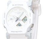 Casio G-Shock Analog Digital White Resin White Dial Strap Quartz GA-2300-7A 200M Men's Watch