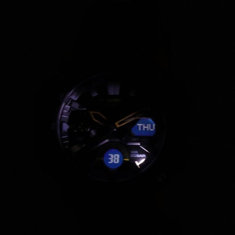 Casio G-Shock Carbon Core Guard Digital Analog Black Dial Quartz GA-2000-1A9 GA2000-1A9 200M Men's Watch