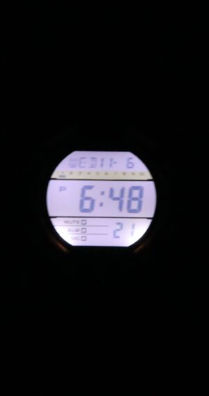 Casio G-Shock Digital Bio-Based Green Resin Strap Black Dial Quartz GD-010-3 200M Men's Watch