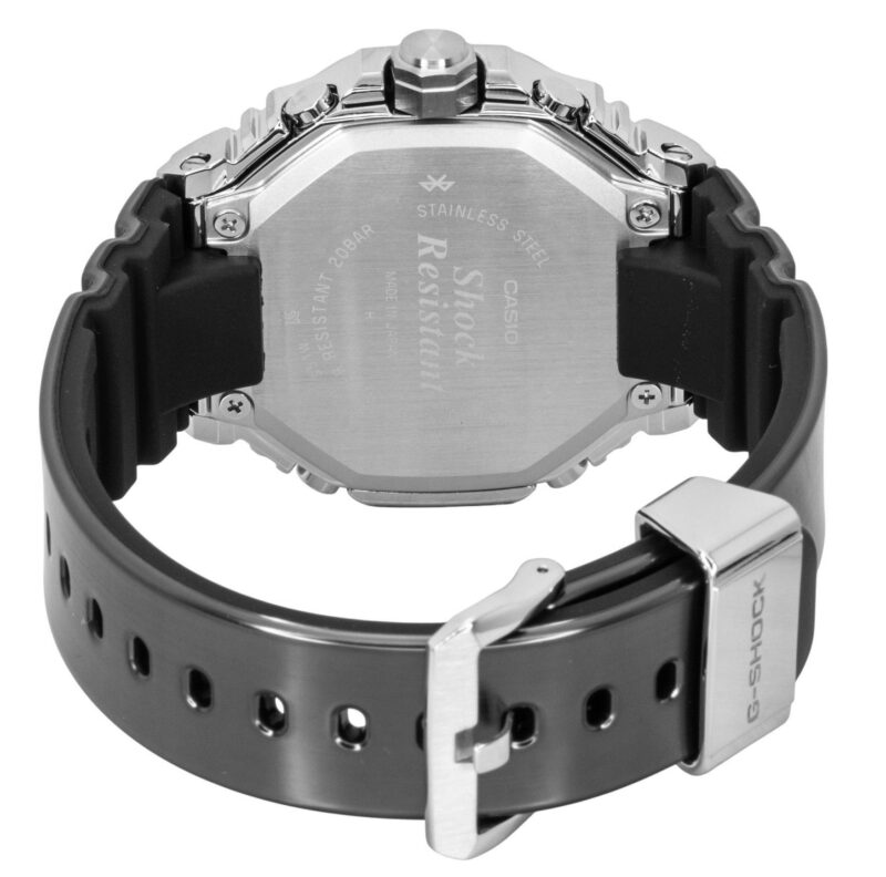 Casio G-Shock Full Metal Smartphone Link Silicone Strap Analog Black Dial Solar GMC-B2100Y-1A 200M Men's Watch