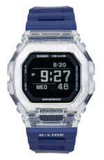 Casio G-Shock G-Lide Digital Smartphone Link Blue Resin Strap Quartz GBX-100S-2 200M Unisex Watch