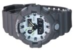 Casio G-Shock Hidden Glow Series Analog Digital Resin Strap Grey Dial Quartz GA-700HD-8A 200M Men's Watch