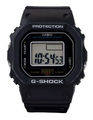 Casio G-Shock Nano Digital Black Bio-Based Resin Strap Quartz DWN-5600-1 200M Unisex Watch