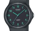 Casio POP Analog Bio Based Resin Strap Black Dial Quartz MQ-24B-8B Unisex Watch