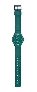 Casio POP Analog Bio Based Resin Strap Green Dial Quartz MQ-24B-3B Unisex Watch