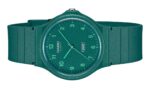 Casio POP Analog Bio Based Resin Strap Green Dial Quartz MQ-24B-3B Unisex Watch