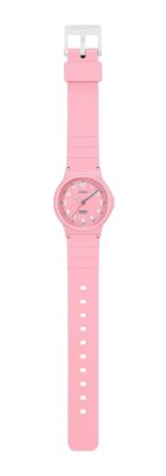 Casio Pop Analog Pink Bio Based Resin Strap Pink Dial Quartz LQ-24B-4B Women's Watch