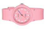 Casio Pop Analog Pink Bio Based Resin Strap Pink Dial Quartz LQ-24B-4B Women's Watch