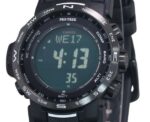 Casio Pro Trek Climber Digital Bio-Based Resin Strap Tough Solar PRW-35Y-1B 100M Men's Watch