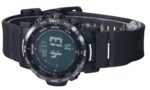 Casio Pro Trek Climber Digital Bio-Based Resin Strap Tough Solar PRW-35Y-1B 100M Men's Watch