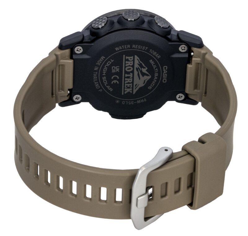 Casio Pro Trek Digital Bio-Based Resin Solar PRW-35LD-5 100M Men's Watch