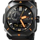 Casio ProTrek Analog Digital Brown Leather Strap Grey Dial Tough Solar PRW-6900YL-5 100M Men's Watch