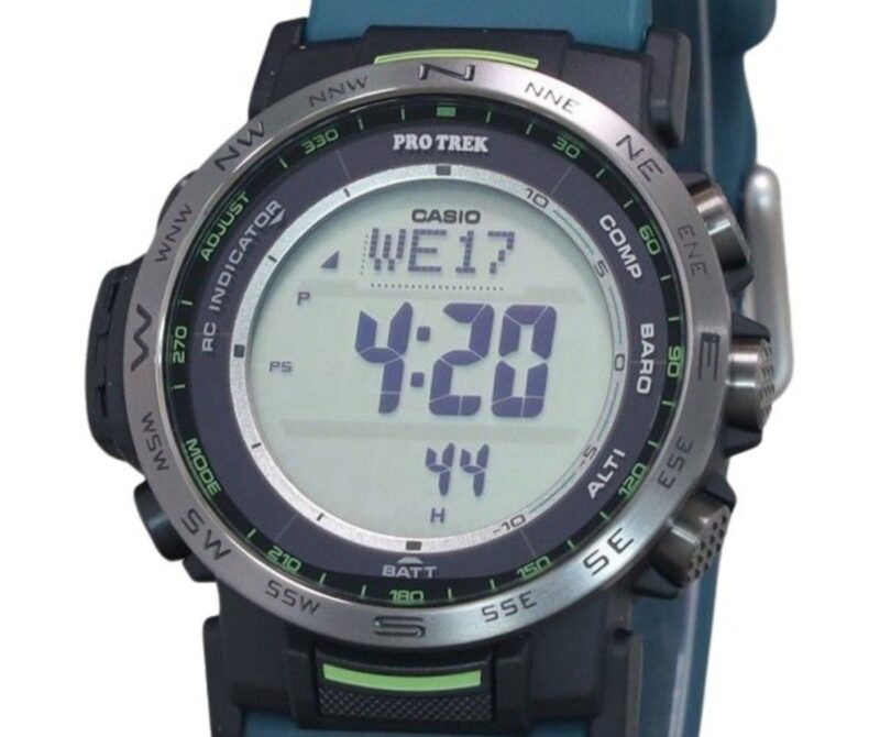 Casio Protrek Climber Line Digital Resin Strap Tough Solar PRW-35Y-3 100M Men's Watch