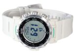 Casio ProTrek Climber Line Digital White Bio Based Resin Strap Tough Solar PRW-35-7 100M Men's Watch