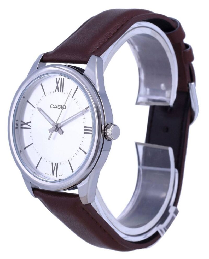 Casio Silver Dial Stainless Steel Analog Quartz MTP-V005L-7B5 MTPV005L-7 Men's Watch