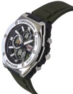 Casio Standard Analog Chronograph Resin Strap Green Dial Quartz MWA-300H-3AV 100M Men's Watch