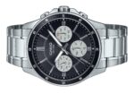 Casio Standard Analog Ion Plated Stainless Steel Black Dial Quartz MTP-1374D-1A3V Men's Watch