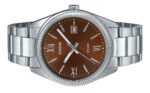 Casio Standard Analog Ion Plated Stainless Steel Brown Dial Quartz MTP-1302DD-5AV Men's Watch